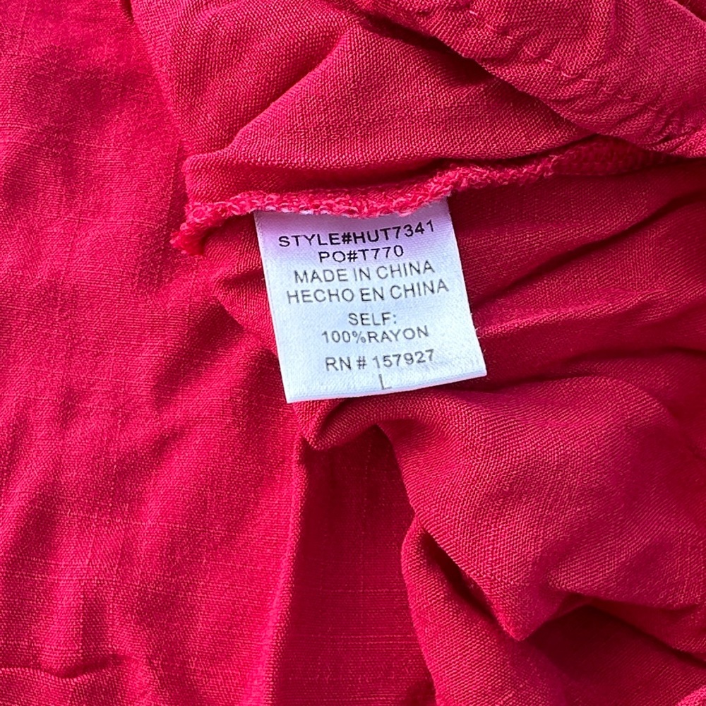 LA MIEL Red Tank Top - Picture 5 of 6